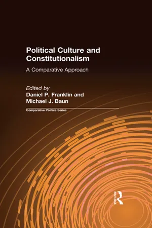 Political Culture and Constitutionalism: A Comparative Approach