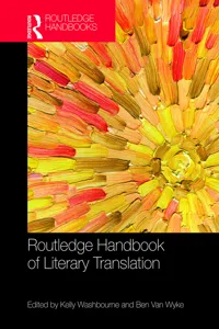 The Routledge Handbook of Literary Translation_cover