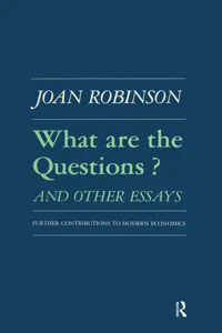 What are the Questions and Other Essays_cover