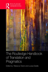 The Routledge Handbook of Translation and Pragmatics_cover
