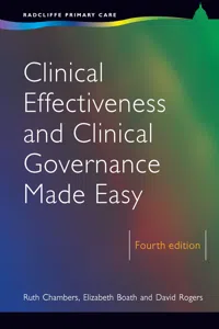 Clinical Effectiveness and Clinical Governance Made Easy_cover