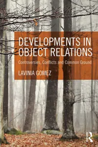 Developments in Object Relations_cover