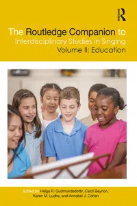 The Routledge Companion to Interdisciplinary Studies in Singing, Volume II: Education_cover