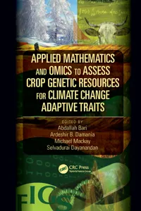 Applied Mathematics and Omics to Assess Crop Genetic Resources for Climate Change Adaptive Traits_cover