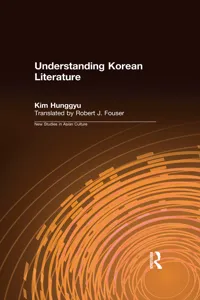 Understanding Korean Literature_cover