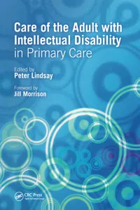 Care of the Adult with Intellectual Disability in Primary Care_cover