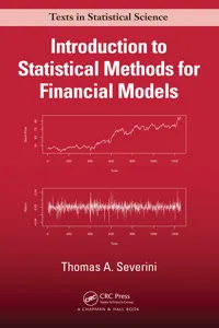 Introduction to Statistical Methods for Financial Models_cover