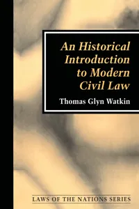 An Historical Introduction to Modern Civil Law_cover