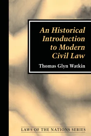 An Historical Introduction to Modern Civil Law