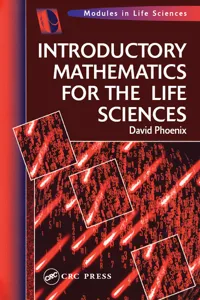 Introductory Mathematics for the Life Sciences_cover