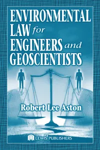 Environmental Law for Engineers and Geoscientists_cover