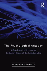 The Psychological Autopsy_cover