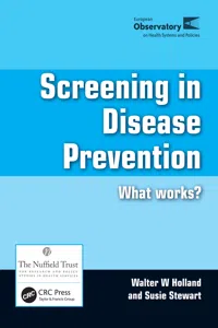 Screening in Disease Prevention_cover