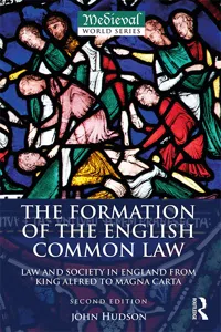 The Formation of the English Common Law_cover