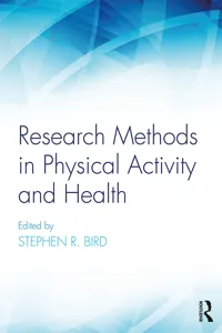 Research Methods in Physical Activity and Health_cover