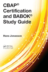 CBAP® Certification and BABOK® Study Guide_cover