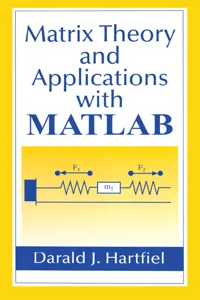 Matrix Theory and Applications with MATLAB_cover