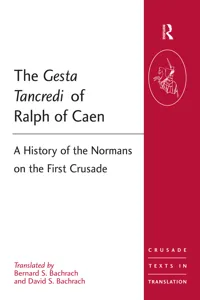 The Gesta Tancredi of Ralph of Caen_cover