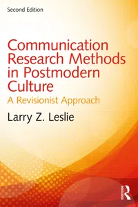 Communication Research Methods in Postmodern Culture_cover