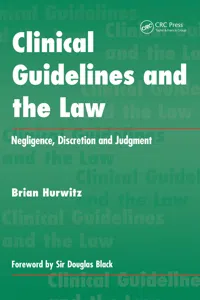 Clinical Guidelines and the Law_cover