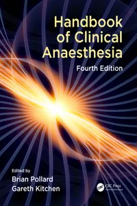 Handbook of Clinical Anaesthesia, Fourth edition_cover