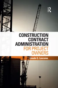 Construction Contract Administration for Project Owners_cover