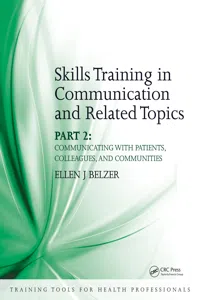 Skills Training in Communication and Related Topics_cover