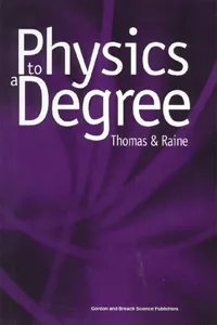 Physics to a Degree_cover