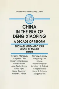 China in the Era of Deng Xiaoping: A Decade of Reform_cover