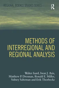 Methods of Interregional and Regional Analysis_cover
