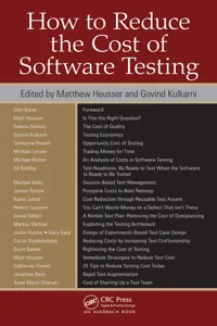 How to Reduce the Cost of Software Testing_cover
