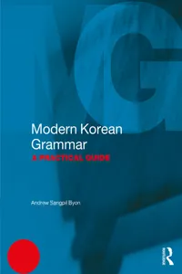 Modern Korean Grammar_cover