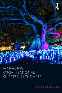 Managing Organisational Success in the Arts_cover
