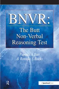 BNVR: The Butt Non-Verbal Reasoning Test_cover