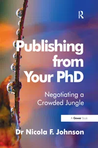 Publishing from Your PhD_cover