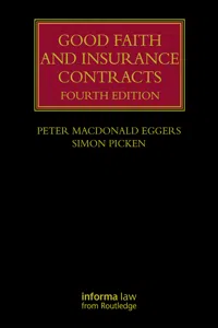 Good Faith and Insurance Contracts_cover