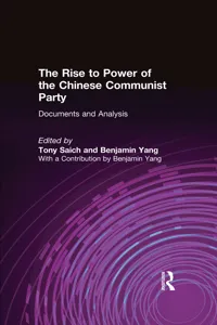 The Rise to Power of the Chinese Communist Party_cover