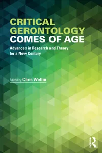 Critical Gerontology Comes of Age_cover