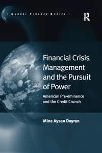 Financial Crisis Management and the Pursuit of Power_cover