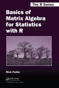 Basics of Matrix Algebra for Statistics with R_cover
