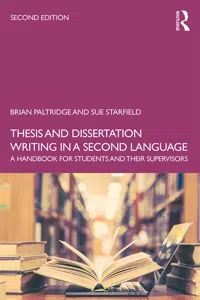 Thesis and Dissertation Writing in a Second Language_cover