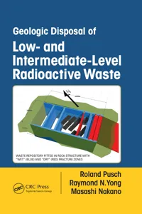 Geologic Disposal of Low- and Intermediate-Level Radioactive Waste_cover