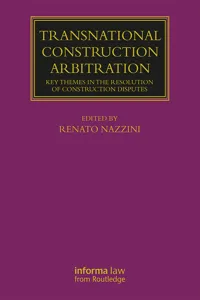 Transnational Construction Arbitration_cover