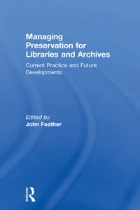 Managing Preservation for Libraries and Archives_cover