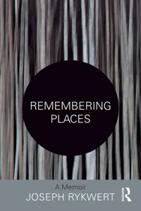 Remembering Places: A Memoir_cover