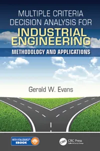 Multiple Criteria Decision Analysis for Industrial Engineering_cover