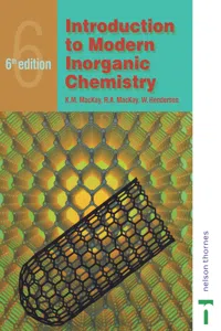 Introduction to Modern Inorganic Chemistry, 6th edition_cover