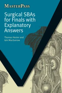 Surgical SBAs for Finals with Explanatory Answers_cover