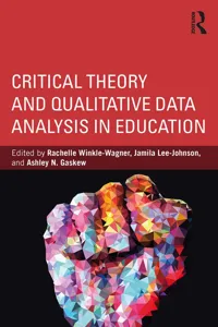 Critical Theory and Qualitative Data Analysis in Education_cover