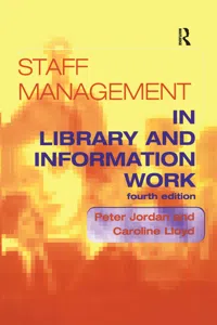 Staff Management in Library and Information Work_cover